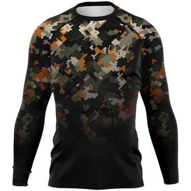 Chokefish™ Long Sleeve Rashguard Camouflage Men's Shirt-016